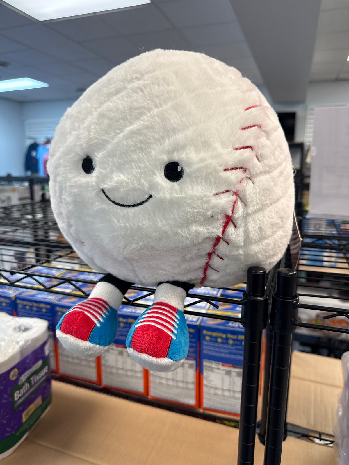 White Baseball Plush