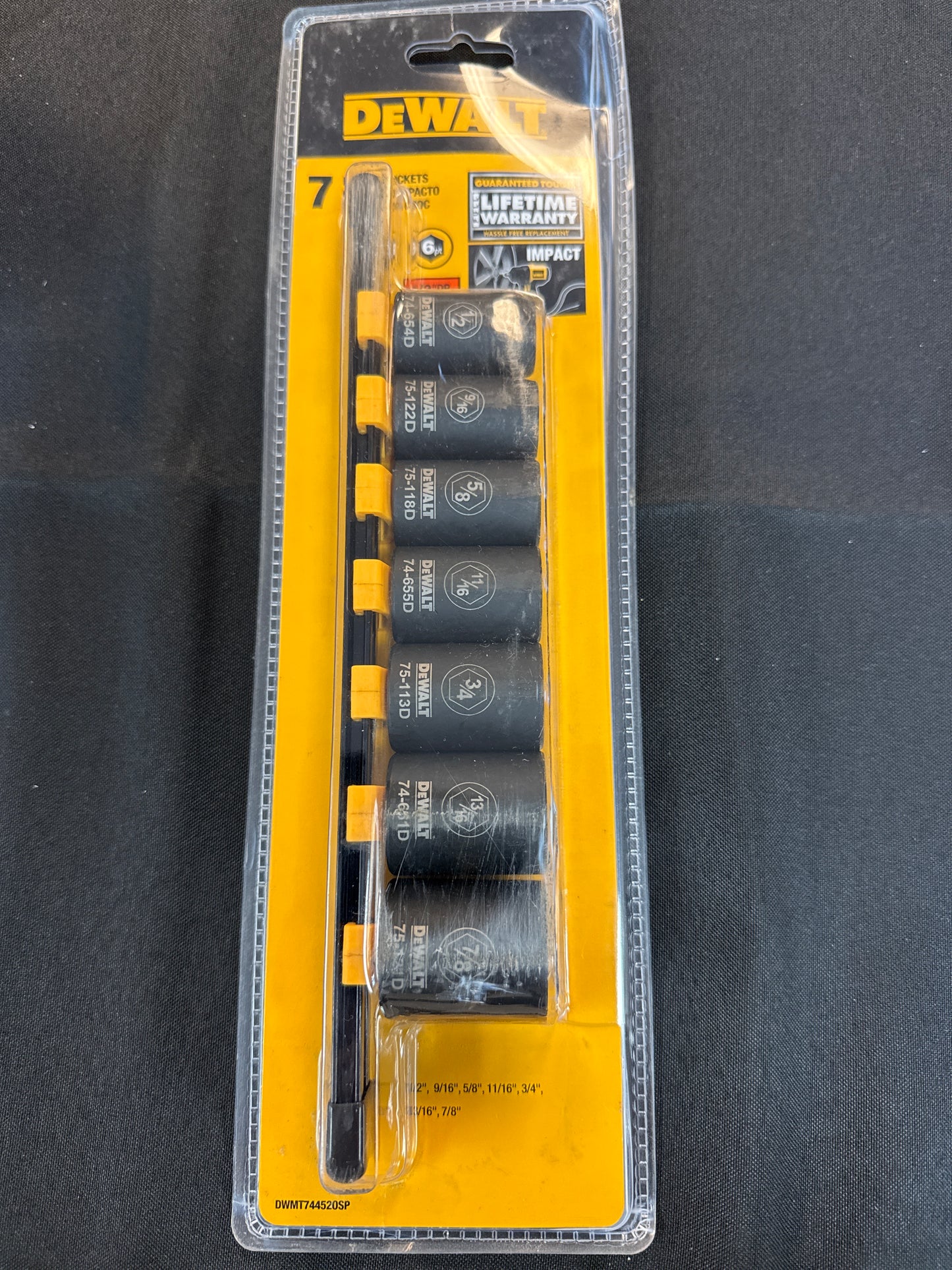 Dewalt 7 Impact Sockets