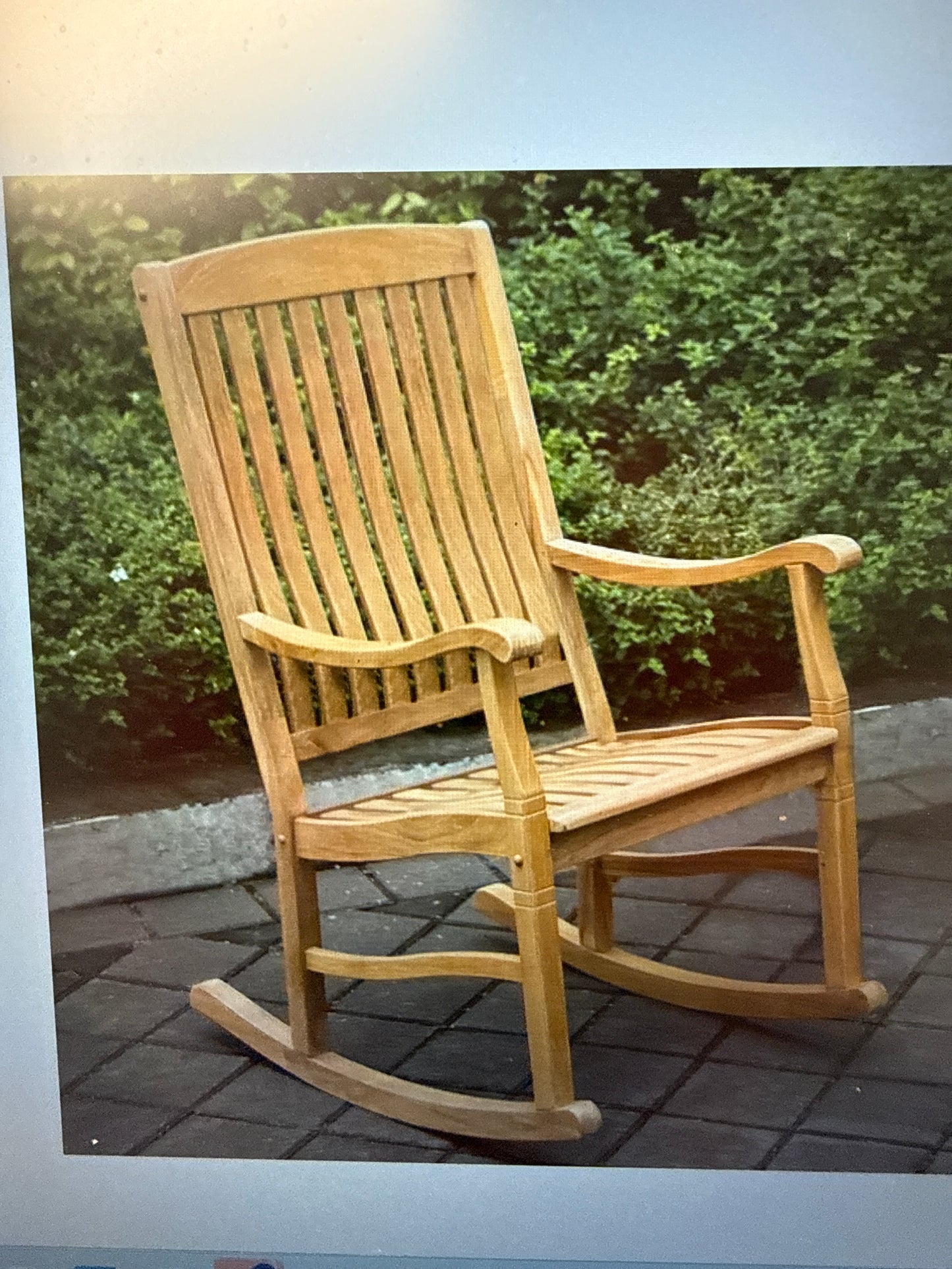 Teak Rocker