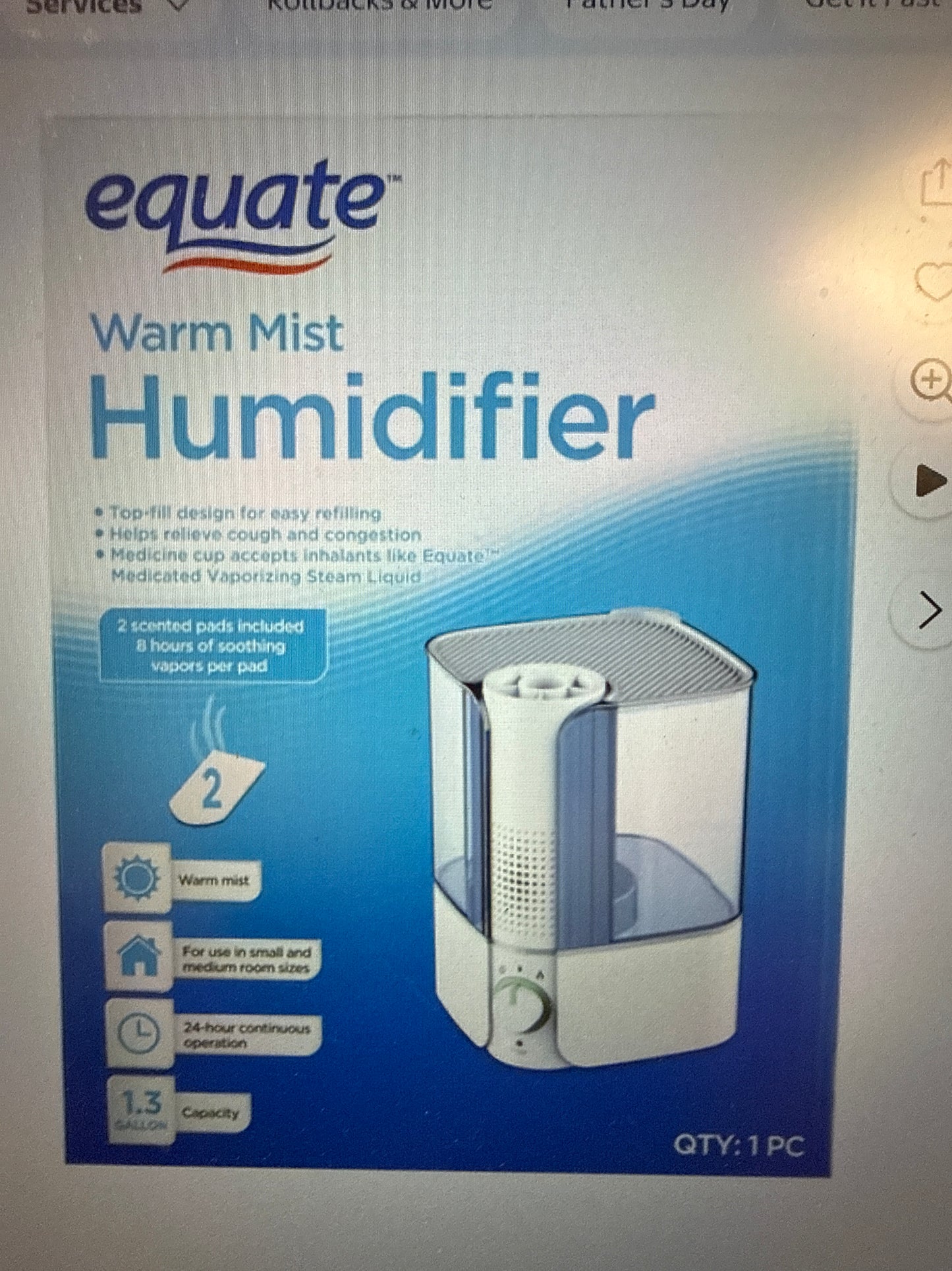 Warm Mist Humidifer
