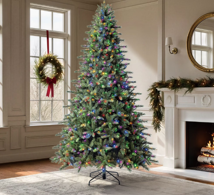 9' Augusta Pine Pre-Lit Christmas Tree