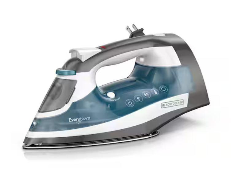 Black and Decker One Step Steam Iron with Cord Reel