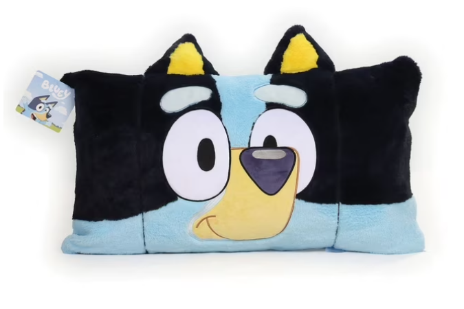 Licensed Bluey 3D Oversized Furry Body Pillows 30" x 18"