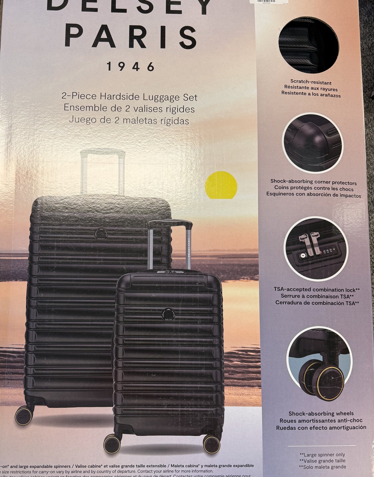 Delsey 2 piece Lugggage Set