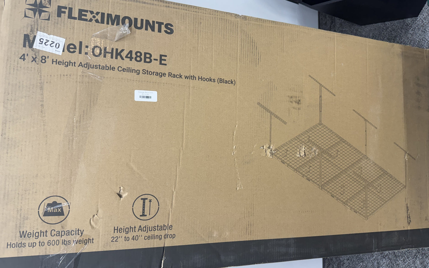 Garage Ceiling Rack 4x8