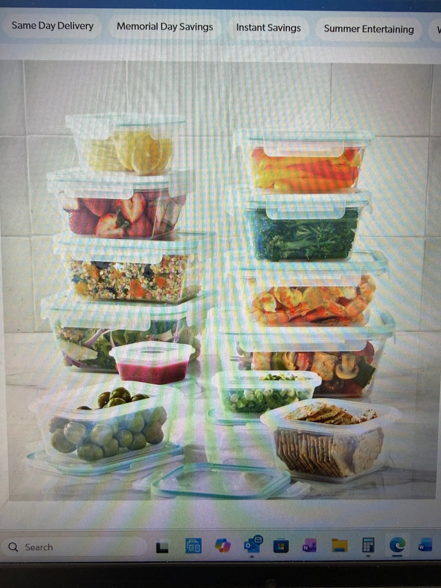 MM 24 pc plastic food storage