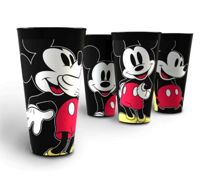Disney Mickey Mouse Kettle Style Electric Popcorn Popper With 4 Mickey Serving Cups