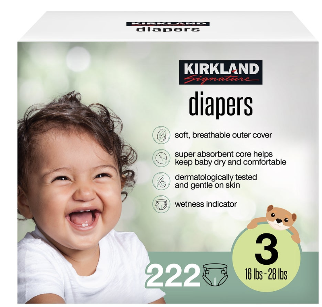 Kirkland Signature Diaper Size 3