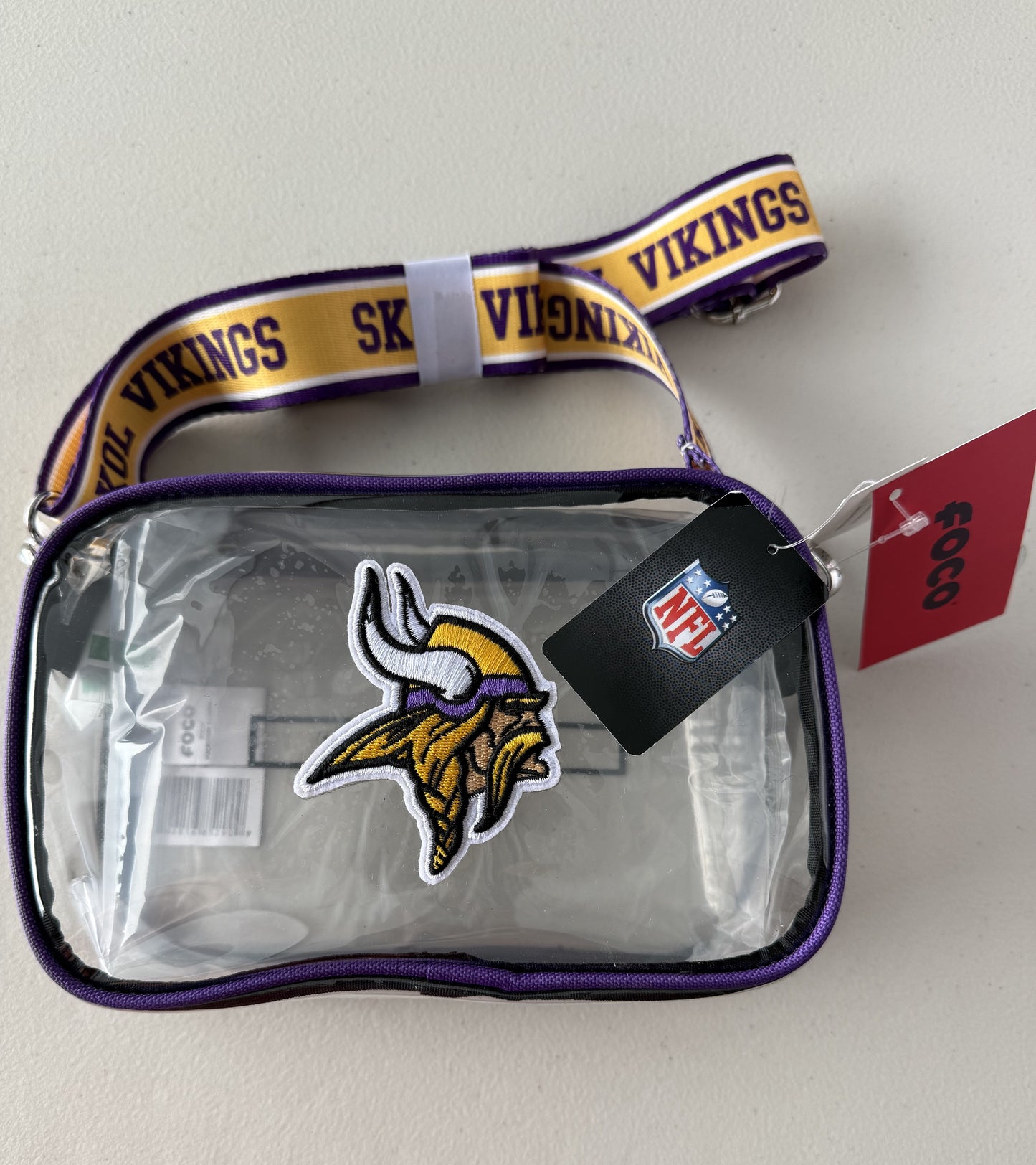 Minnesota Vikings Clear Stadium Crossbody Purse