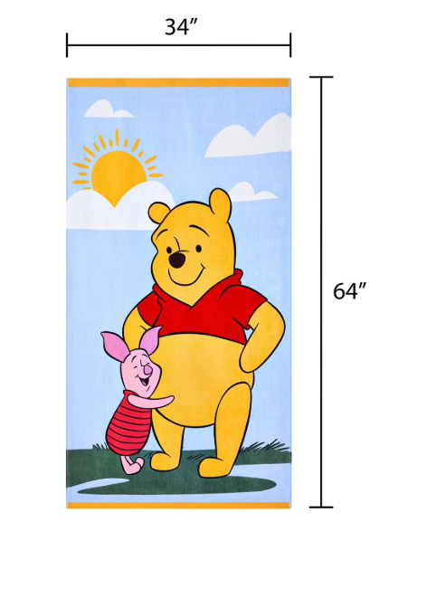 Licensed Character Kids Towel, 36" x 64"