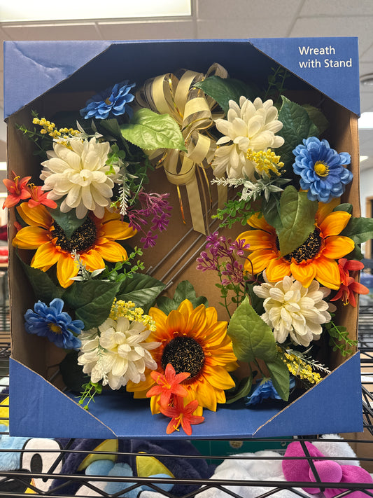 Wreath - sunflower