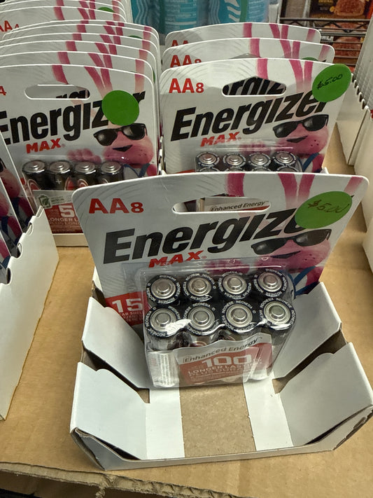 Batteries Double A - 8 pk