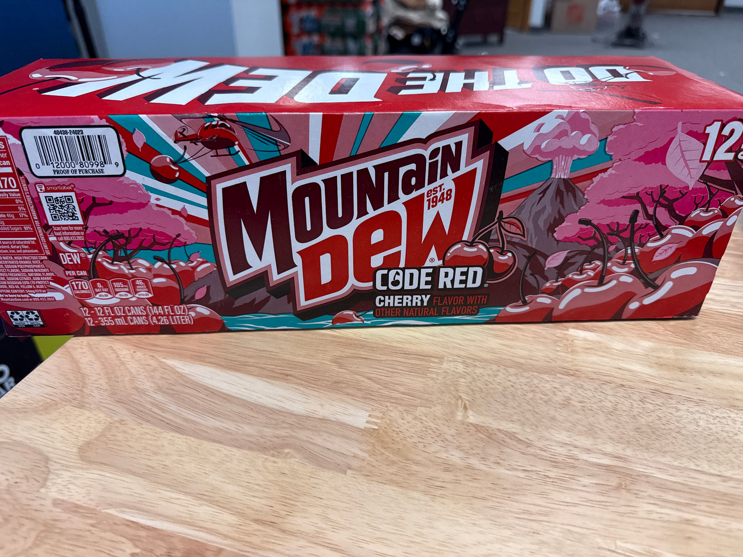 Mt. Dew Code Red Cherry 12 pk