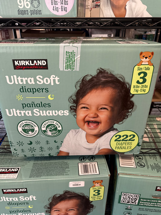 Kirkland Size 3 Diapers