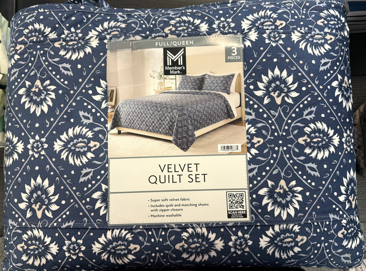 3 pc Full.Queen Blue