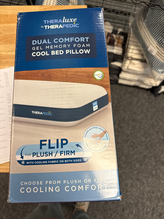 Theraluxe by Therapedic Dual Comfort Gel Memory Foam Pillow