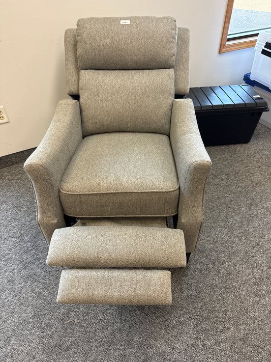Grey Calvin Fabric Recliner
