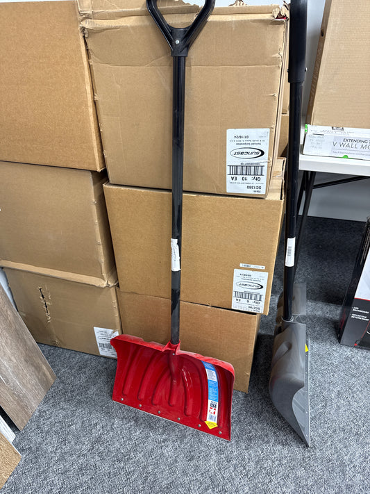 Red 18 Inch Combo Snow Shovels