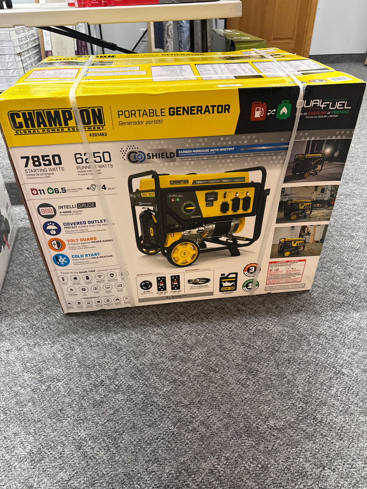 Champion Power Dual Fuel Portable Generator