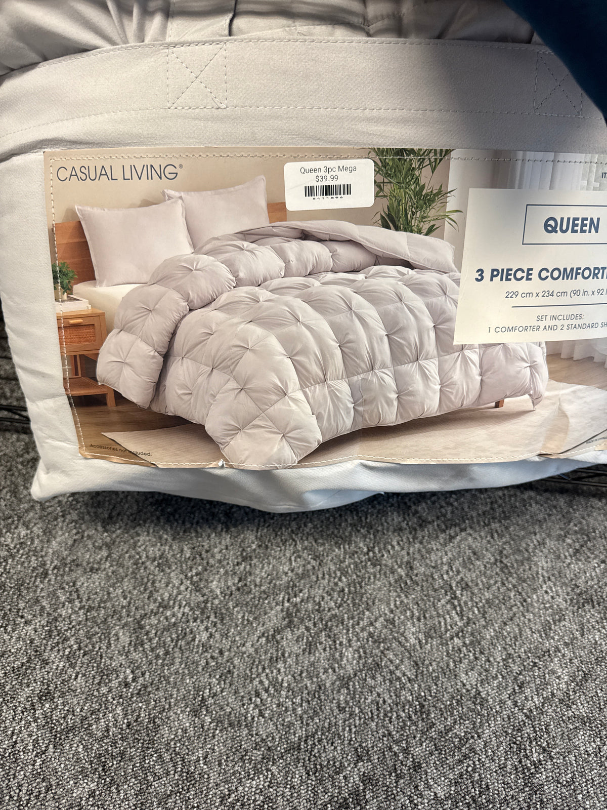 Queen 3pc Mega Puff Comforter