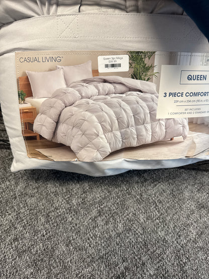 Queen 3pc Mega Puff Comforter