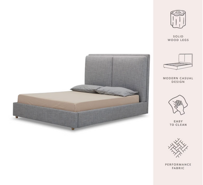 Becki Owens Harper Upholstered Queen Bed Frame
