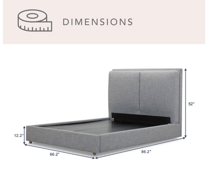 Becki Owens Harper Upholstered Queen Bed Frame