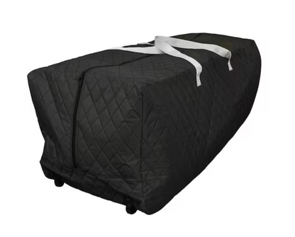 Black 100 Gal. Quilted Rolling Storage Bag