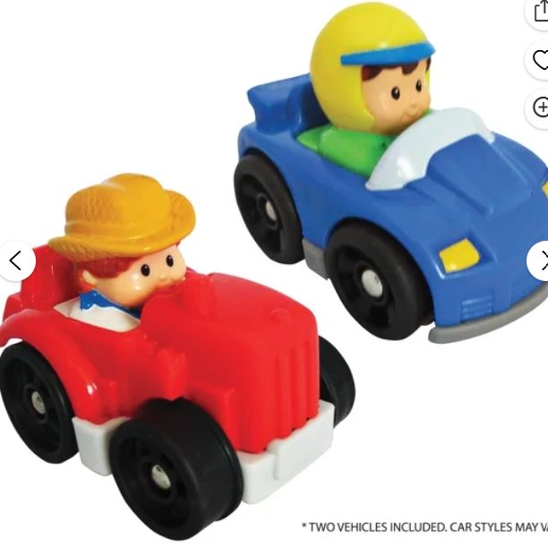 Imaginmat: Jumbo - Fisher Price - Floor Playmat & 2 Toy Cars, 47 x 61", 2 Character Vehicles, Durable EVA Foam Mat, Portable, Licensed, Kids Ages 3+