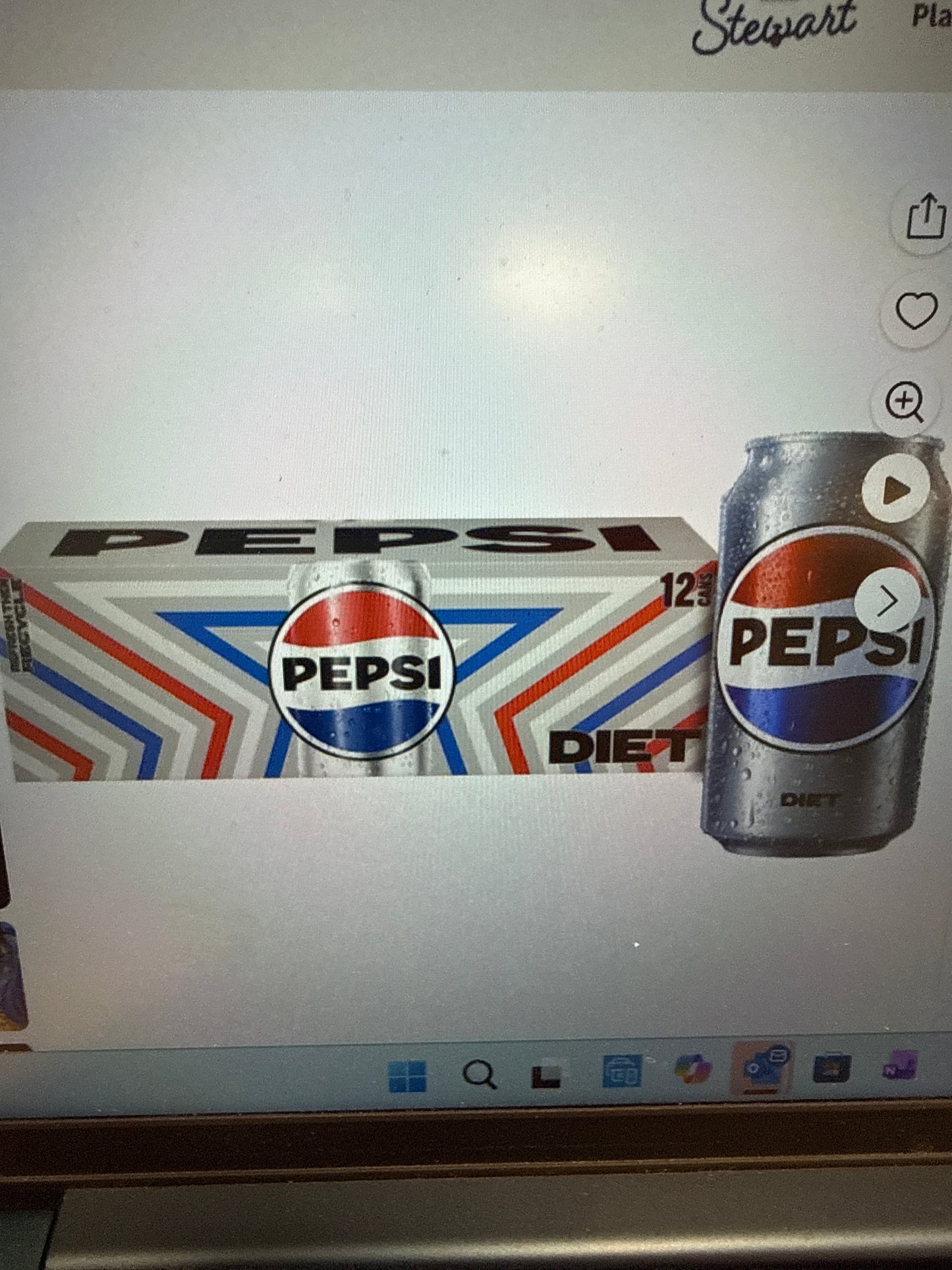 Diet Pepsi 12 pk