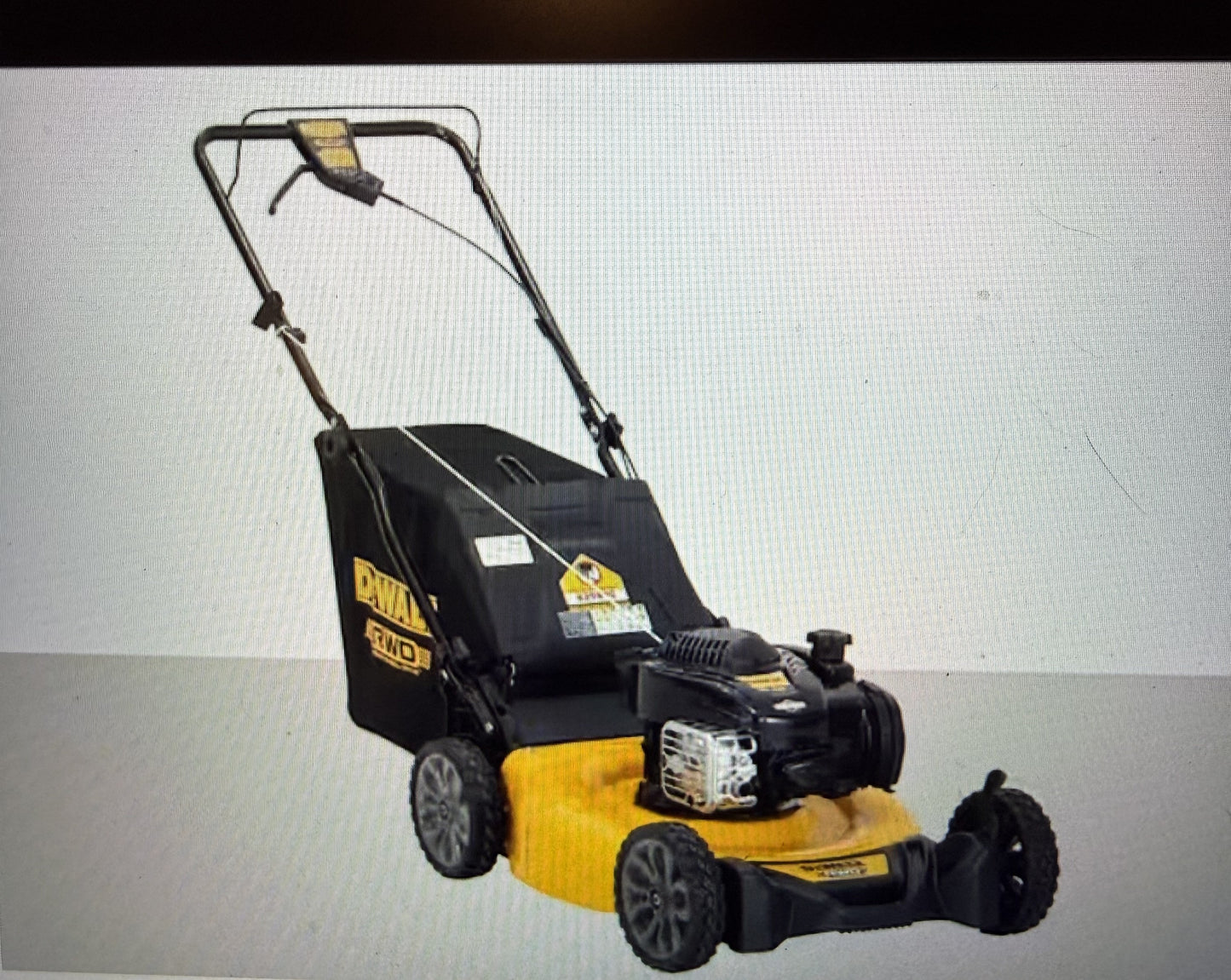 DEWALT 21 in. 150cc Briggs and Stratton 625ex Engine Rear Wheel Drive 2-in-1 Gas Self Propelled Walk Behind Lawn Mower