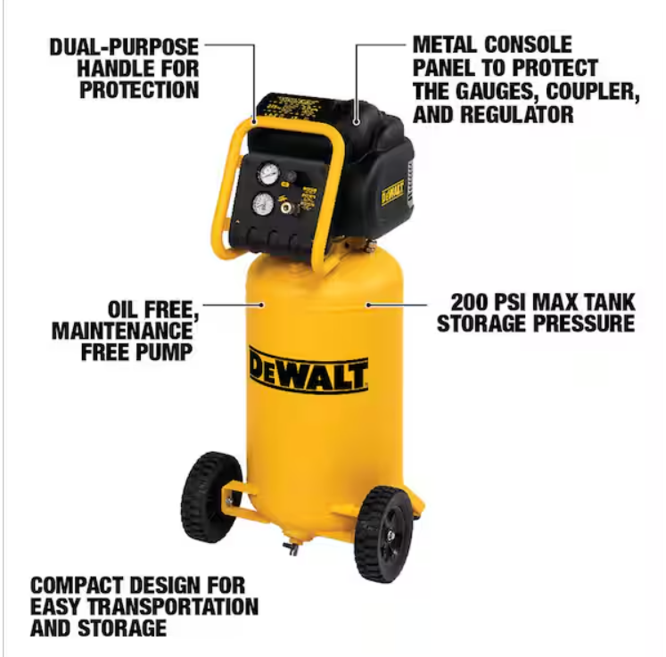 DeWalt 15 Gal. Portable Electric Air Compressor Questions & Answers (89)