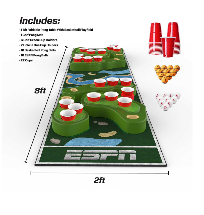 ESPN LED Combo Pong Table