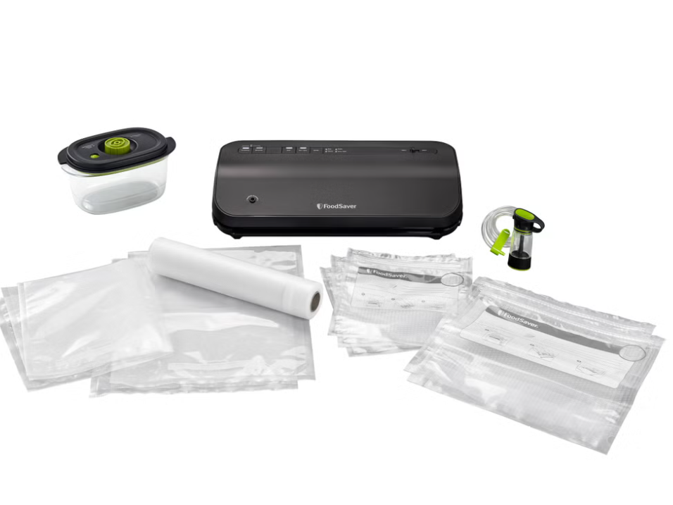 FoodSaver Preserve Vacuum Sealer Appliance with Bags and Marinate Container