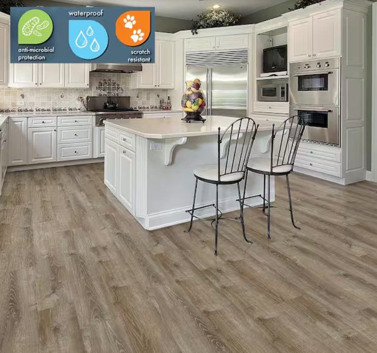 LP Woodacres Oak 6MIL 8.7x48 Vinyl Waterproof Flooring