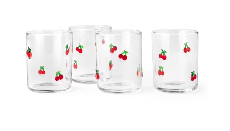 Icon Drinking Glasses, 4 Pack
