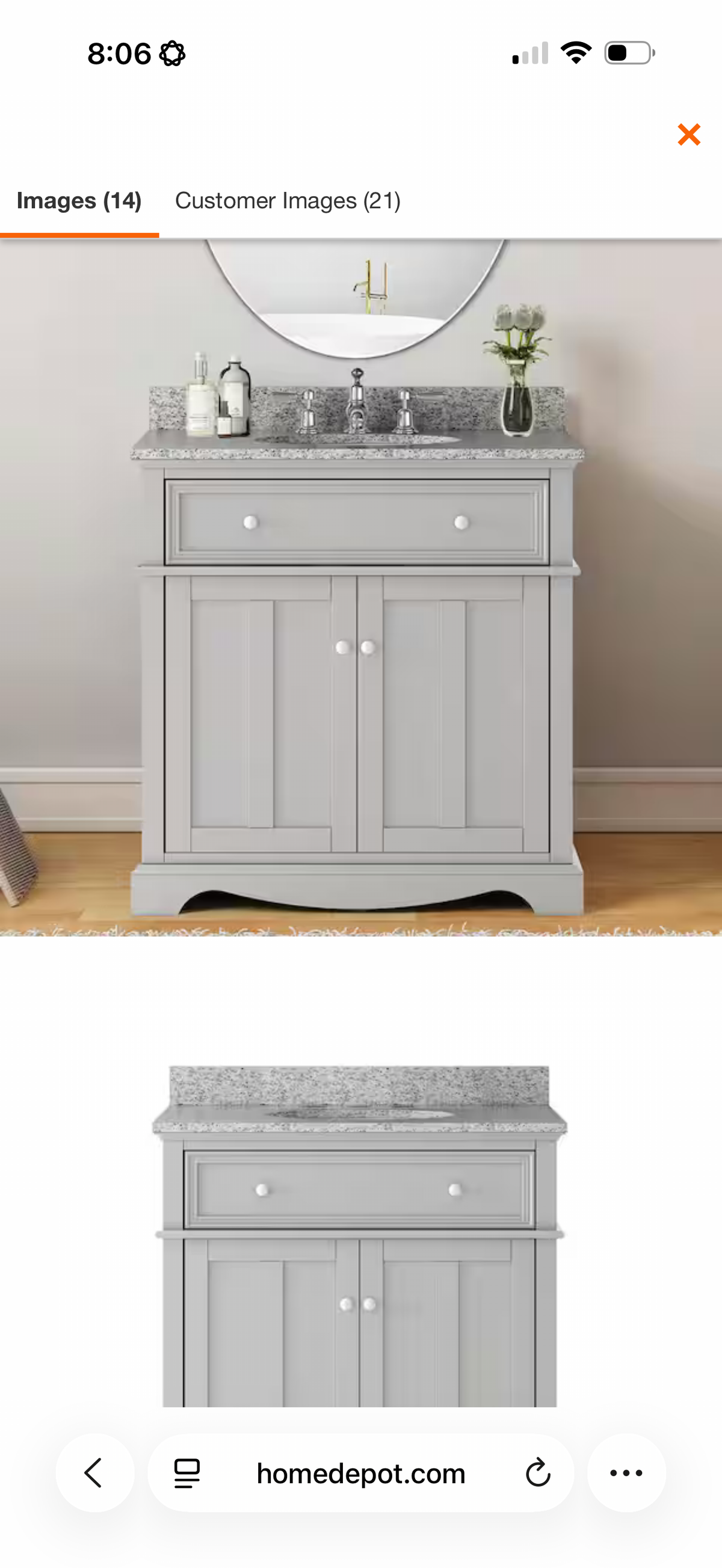 Fremont 32 inch vanity