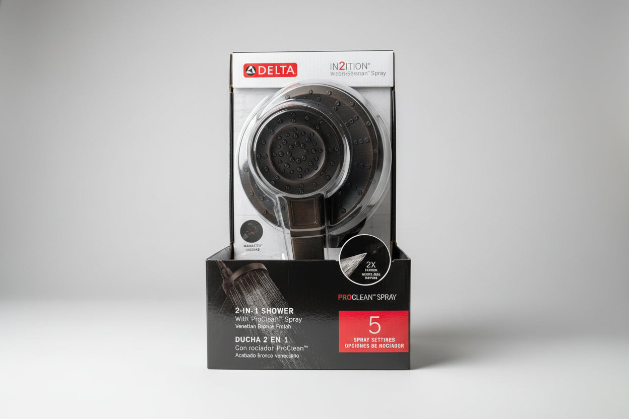 Delta Pro Clean 2 in 1 Shower Head