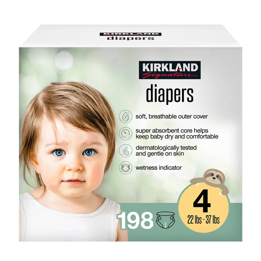 Kirkland Size 4 Diapers