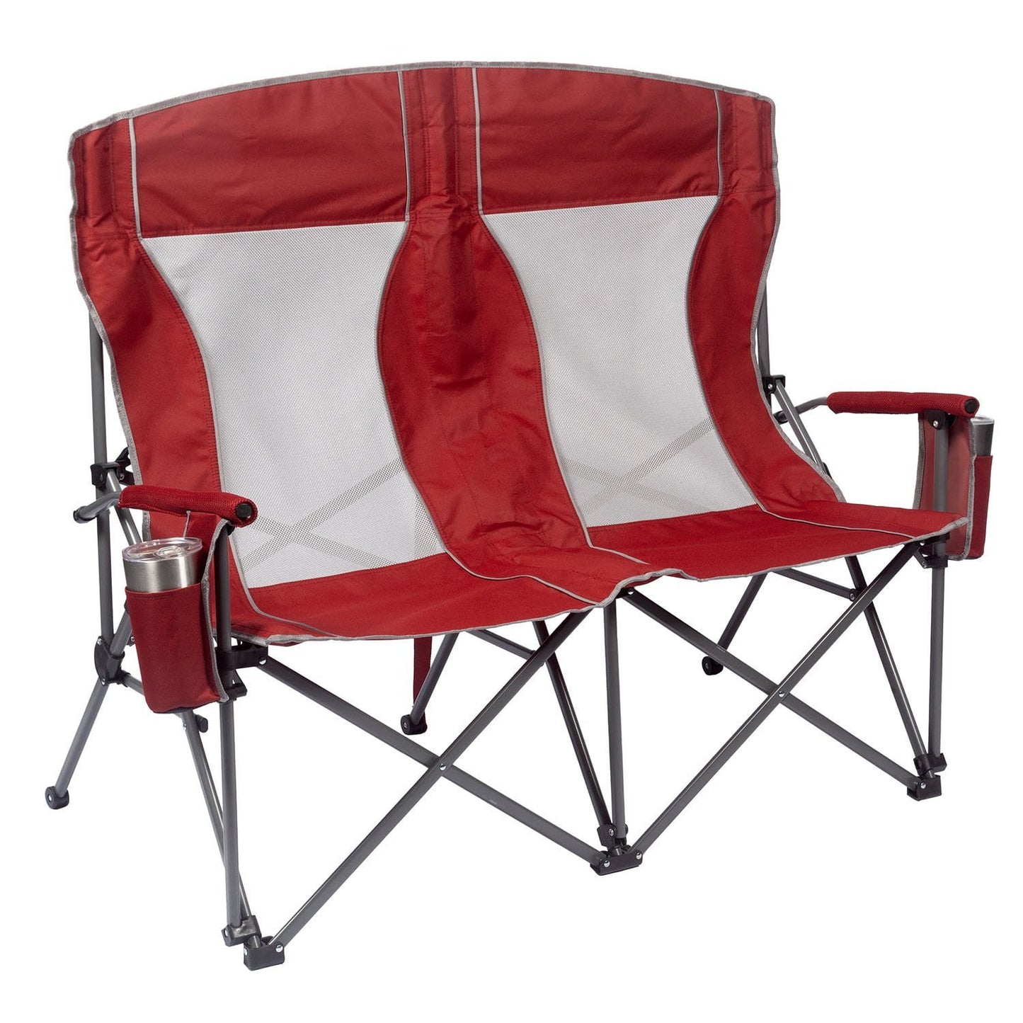 Member's Mark Oversized Double Hard Arm Chair, Red