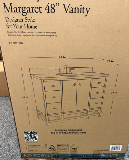 Margaret 48 inch Vanity