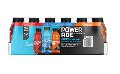 POWERADE Variety Pack Sports Drink, 12 fl. oz., 24 pk.