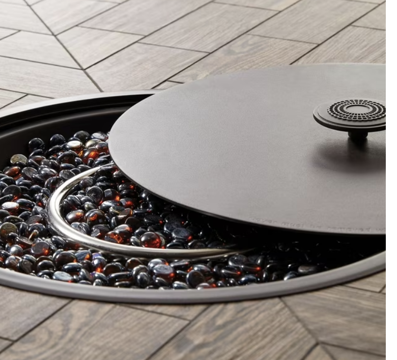 Homewood Counter Height Fire Dining Set, 7pc