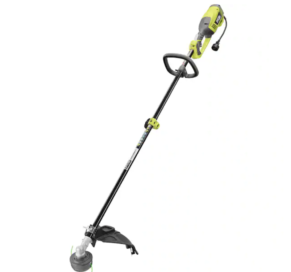 RYOBI 18 in. 10 Amp Attachment Capable Electric String Trimmer