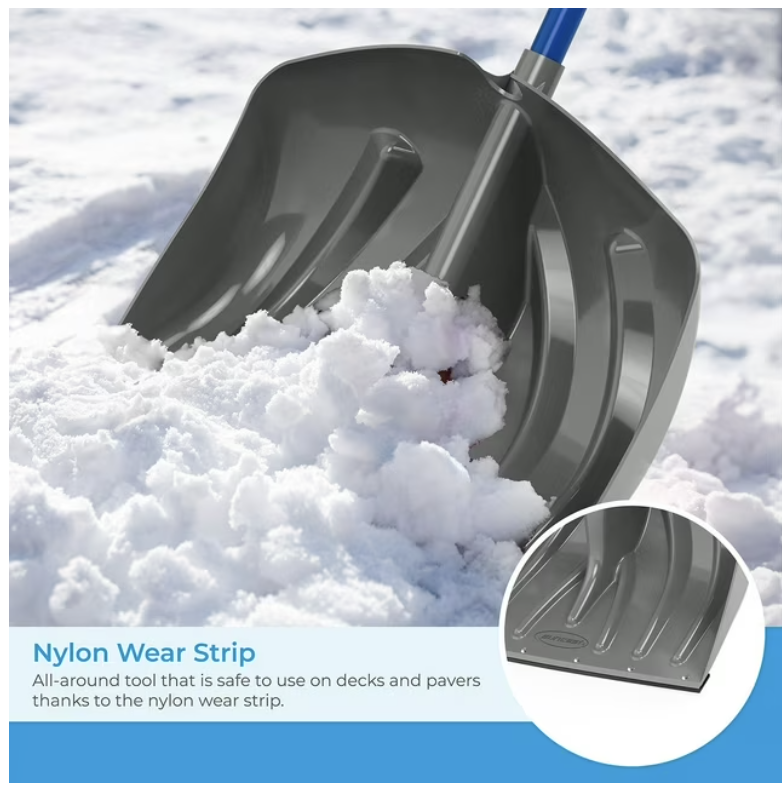 Suncast 20" Steel Core Combo Snow Shovel