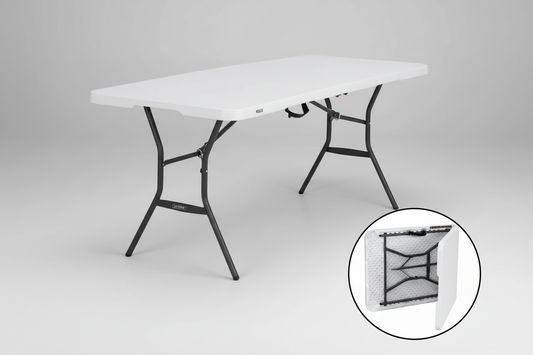 Lifetime 6-Foot Fold-In-Half Table
