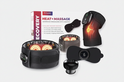 Fit Foundry 4-in-1 Heat & Massage Recovery Pack for Relief