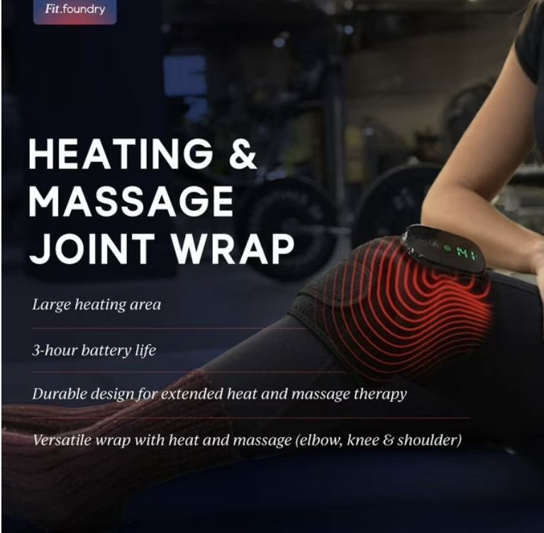 Fit Foundry 4-in-1 Heat & Massage Recovery Pack for Relief