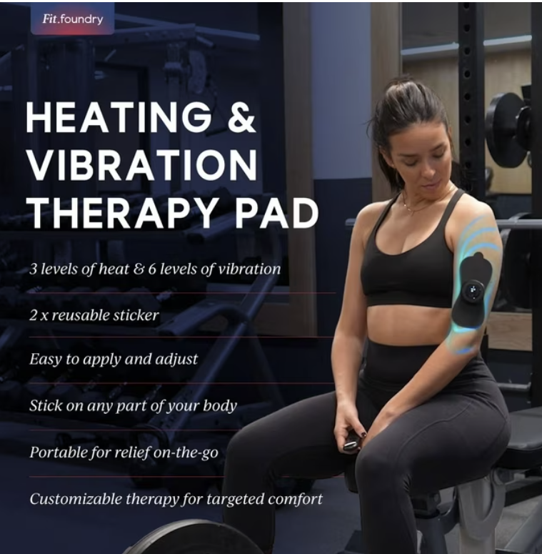 Fit Foundry 4-in-1 Heat & Massage Recovery Pack for Relief
