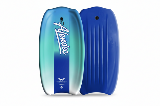 Alendec Hyperwing Hybrid Water Snow Board Sled, 42.5" with Coil Leash